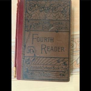 Standard Educational Series Fourth Reader School Book Chas Allen 1883